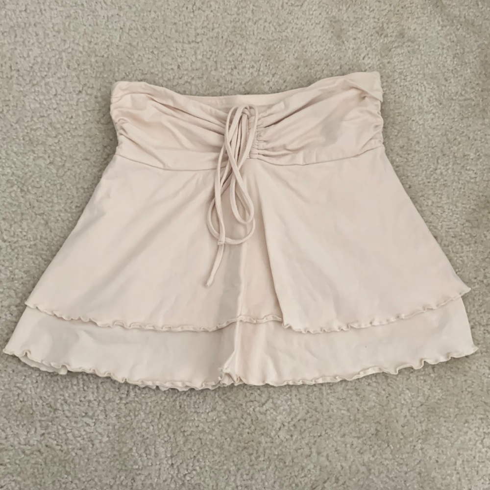 wild fable cream universal ruffle top